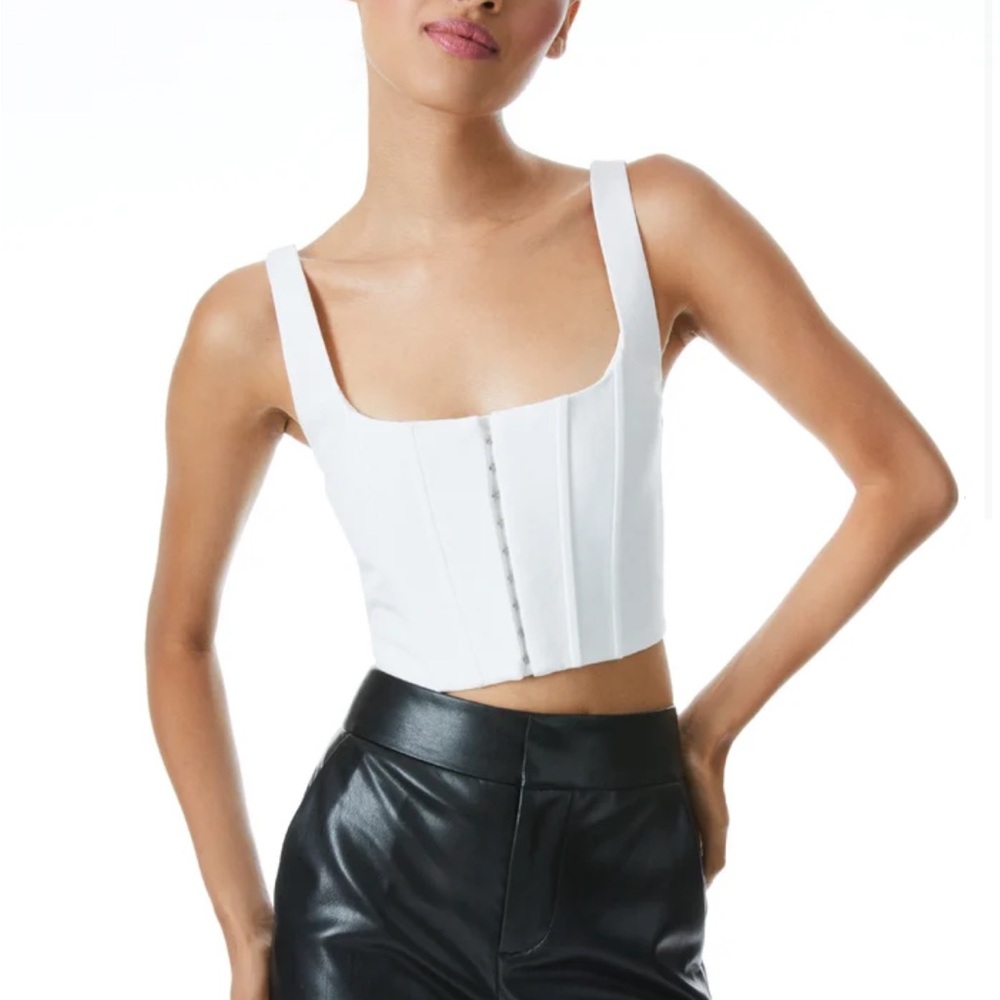 Alice + Olivia BRESLIN BONED CORSET TOP